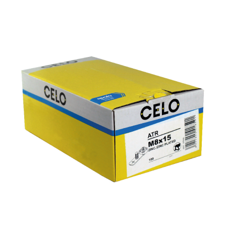 Metāla stiprinājums ar vītni ATR M8x17 naglošanas ierīcei cinkots tērauds