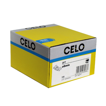 Dubultā metāla skava DFT gāzes naglotājiem Ø 8 mm